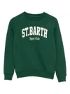 Mc2 Saint Barth Logo-print Crew-neck Sweatshirt In Green