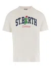 Mc2 Saint Barth Logo-print Round-neck T-shirt In White