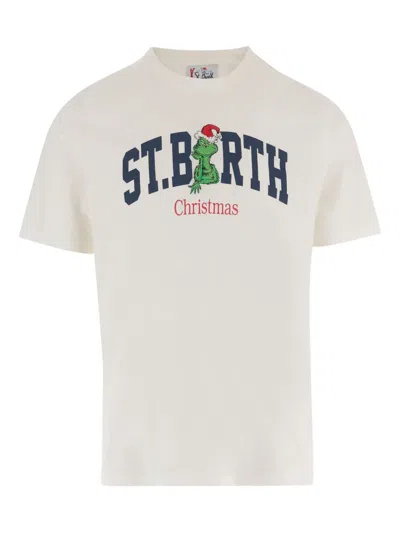 MC2 SAINT BARTH LOGO-PRINT ROUND-NECK T-SHIRT