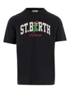 Mc2 Saint Barth Logo-print Short-sleeve T-shirt In Black