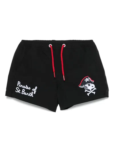 Mc2 Saint Barth Kids' Logo-print Shorts