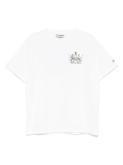 Mc2 Saint Barth Logo-print T-shirt In White