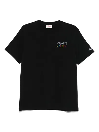 Mc2 Saint Barth Logo-print T-shirt In Black