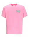 Mc2 Saint Barth Logo-print T-shirt In Pink