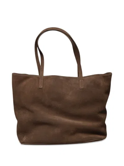 Mc2 Saint Barth Logo Shoulder Bag In Brown