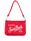 Mc2 Saint Barth Logo Shoulder Bag In Red