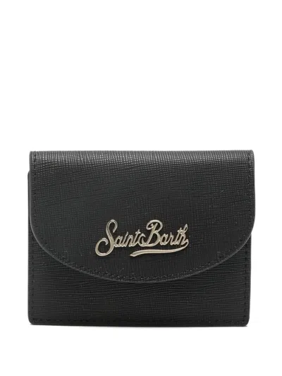 Mc2 Saint Barth Logo Wallet In Black