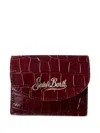 Mc2 Saint Barth Logo Wallet In Brown
