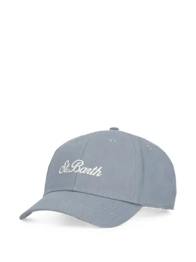 Mc2 Saint Barth Logo-embroidered Baseball Cap In Gray