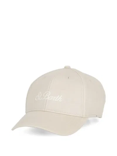 Mc2 Saint Barth Logo-embroidered Baseball Cap In Neutral