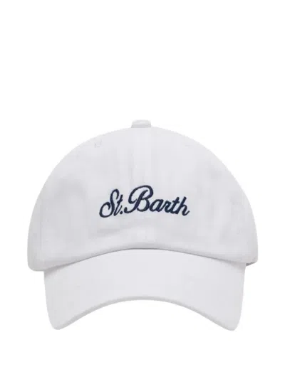 Mc2 Saint Barth Logo-embroidered Baseball Cap In White