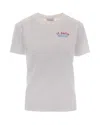 Mc2 Saint Barth Logo-embroidered Cotton T-shirt In White