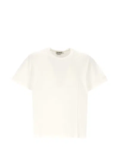 Mc2 Saint Barth Logo-embroidered Sleeve T-shirt In White