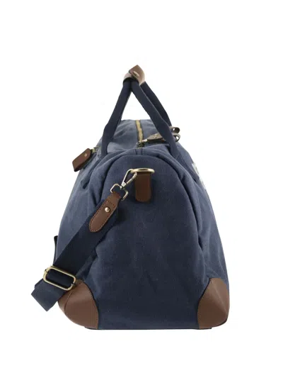 Mc2 Saint Barth Logo-embroidered Tote Bag In Blue