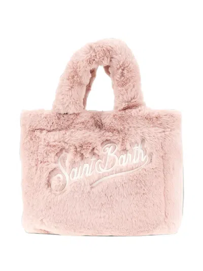 Mc2 Saint Barth Logo-embroidered Tote Bag In Pink