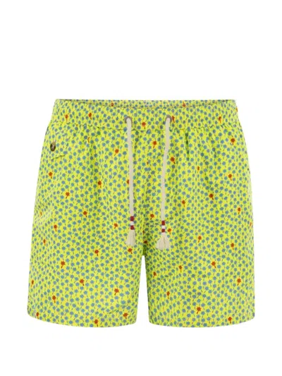 Mc2 Saint Barth Lightweight Fabric Swimming Costume With Print In Animal Print