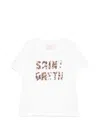 Mc2 Saint Barth Logo-patch T-shirt In White
