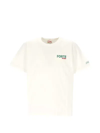 Mc2 Saint Barth Logo-print Cotton T-shirt In Neutral