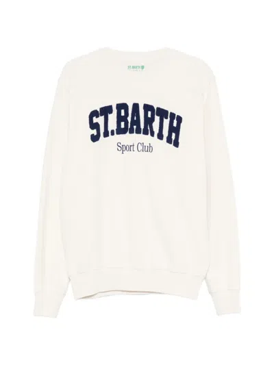 Mc2 Saint Barth Logo-print Sweatshirt In White