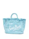 Mc2 Saint Barth Light Blue Mini Vanity Handbag With Shoulder Strap In Blue
