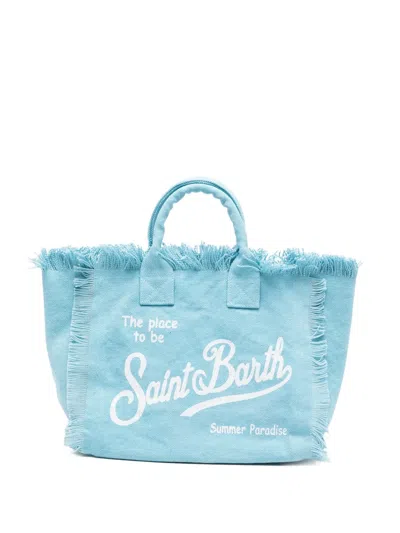 MC2 SAINT BARTH COLETTE FRINGE-TRIM TOTE BAG