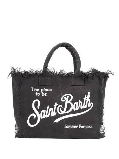 Mc2 Saint Barth Logo-print Tote Bag In Orange