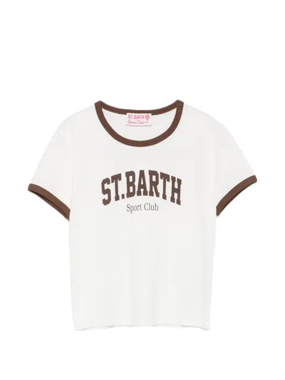 Mc2 Saint Barth Logo-print T-shirt In White
