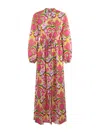 Mc2 Saint Barth Long Dress In Multicolor