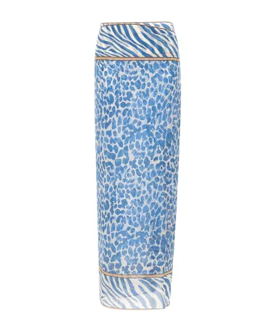 Mc2 Saint Barth Long Sarong Skirt In Blue