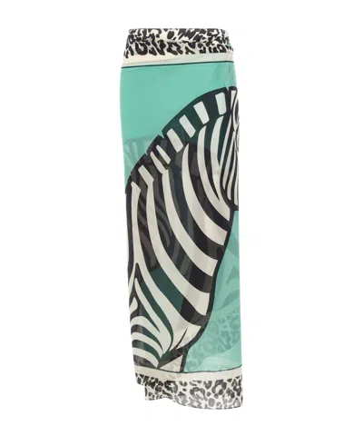 Mc2 Saint Barth Long Sarong Skirt In White