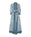 Mc2 Saint Barth Jensen Long Chemisier Dress In Blue