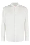 MC2 SAINT BARTH MC2 SAINT BARTH LONG-SLEEVE LINEN SHIRT WITH CLASSIC COLLAR