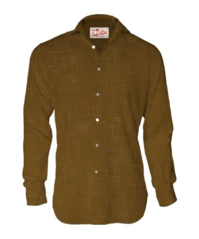 Mc2 Saint Barth Long Sleeve Shirt In Brown