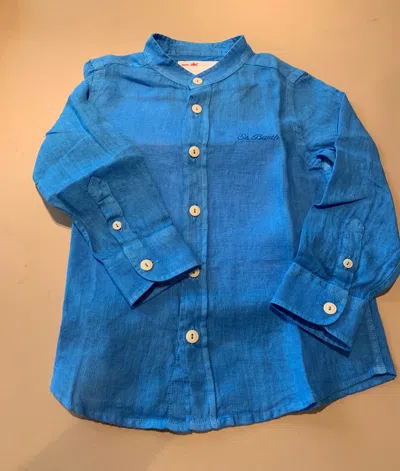 Mc2 Saint Barth Long Sleeve Shirt In Blue