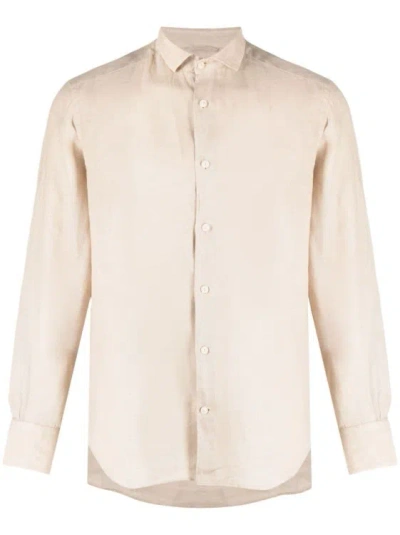 Mc2 Saint Barth Long-sleeve Shirt In Neutrals