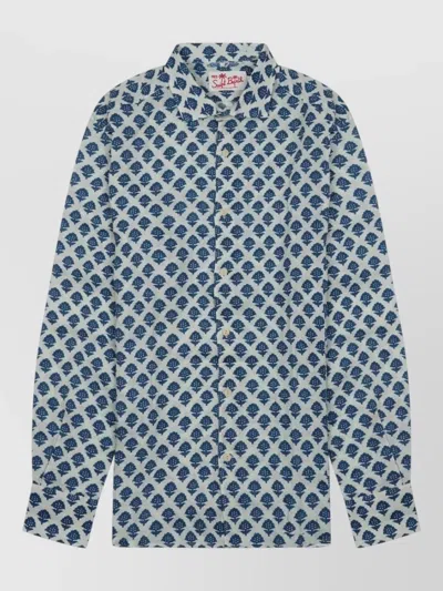 Mc2 Saint Barth Long Sleeve Shirt Patterned Design Style In Multi