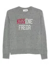 Mc2 Saint Barth Long-sleeve Sweater In Gray