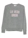 Mc2 Saint Barth Long-sleeve Sweater In Gray