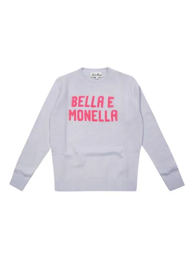 Mc2 Saint Barth Kids' Long-sleeve Sweater In Gray