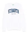 Mc2 Saint Barth Ponza Sweatshirt In White