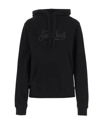 Mc2 Saint Barth Virginia Winter Sweatshirt In Black  