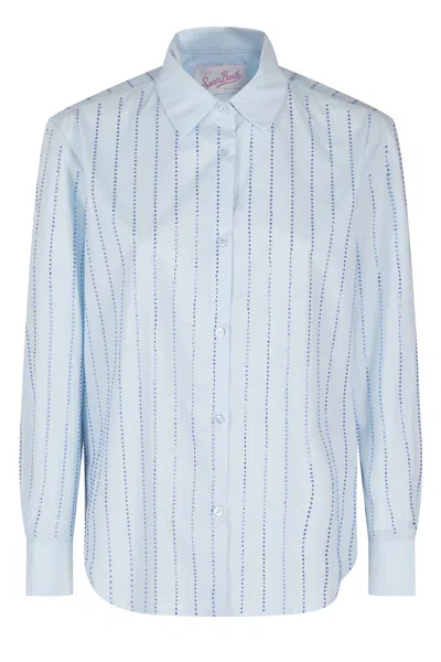 Mc2 Saint Barth Long-sleeved Poplin Shirt