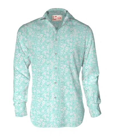 Mc2 Saint Barth Long-sleeved Shirt In Blue