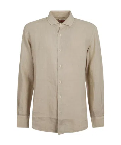Mc2 Saint Barth Long-sleeved Shirt In Beige
