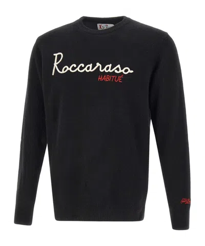 Mc2 Saint Barth Long-sleeved Sweater In Blue