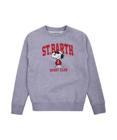 Mc2 Saint Barth Long-sleeved Sweatshirt In Purple