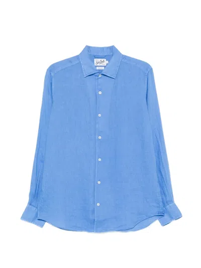 Mc2 Saint Barth Long-sleeve Shirt In Blue