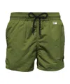 Mc2 Saint Barth Loose Waist Swimming Trunks In Green