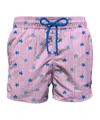 Mc2 Saint Barth Costume Comfort Light Rosa Con Stampa Granchi In Pink