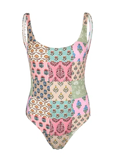 Mc2 Saint Barth Lora Classic One Piece Jondal Patch In Multi